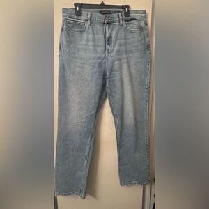 Banana Republic Premium Denim High-Rise Straight Jeans